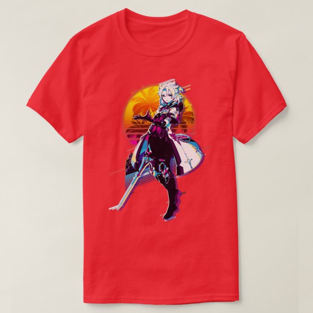 T-shirt Impact d'Albedo Genshin (Design devant)