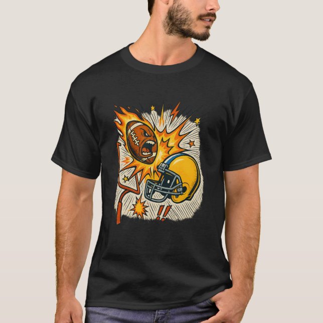 T-shirt Impact de grille : Kaboom & Smash ! (Devant)