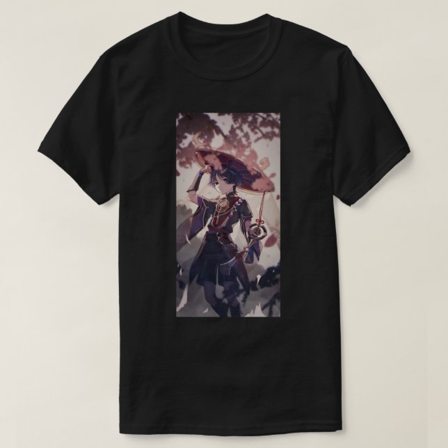 T-shirt Impact de Scaramouche Genshin (Design devant)