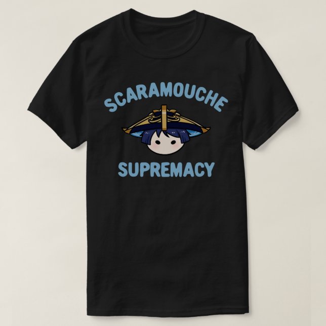 T-shirt Impact Genshin Scaramouche Wanderer Suprématie Mor (Design devant)