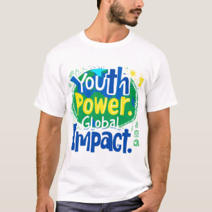 T-shirt Impact mondial sur la jeunesse Art de la Terre