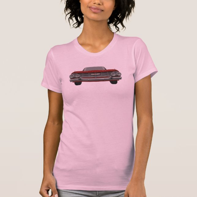 T-shirt Impala solides solubles Covertible 1961 de Chevy (Devant)