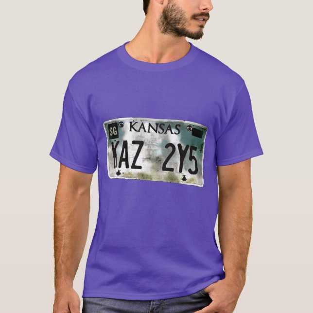 T-shirt Impala surnaturel plaque Kansas (Devant)