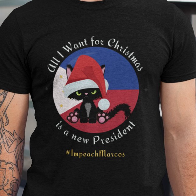 T-shirt Impeach Marcos Christmas Tee Protest Corruption (Créateur téléchargé)