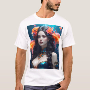 T-shirt Impératrice des Mers – Beauté Mystique dans un Roy