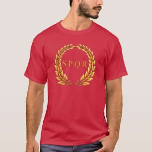 T-shirt impérial romain de laurier de SPQR