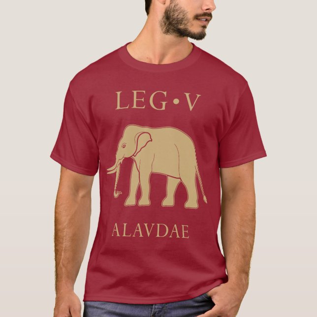 T-shirt Imperial Roman Army - Legio V Alaudae (Devant)