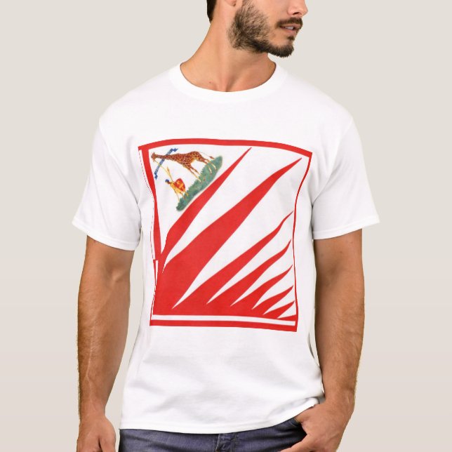 T-shirt Imperiale Contrada della Giraffa - Giraffe Palio (Devant)