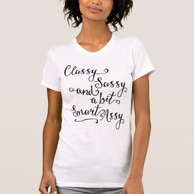 T-shirt Impertinent chic et un Assy de Smart de peu (Devant)