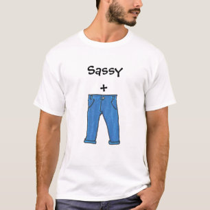 T-shirt impertinent de pantalon