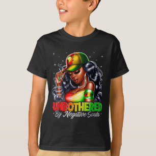 T-shirt Imperturbable par les âmes négatives Femme noire N