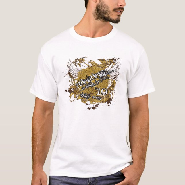 T-shirt Implacable (lion de Judah) (Devant)