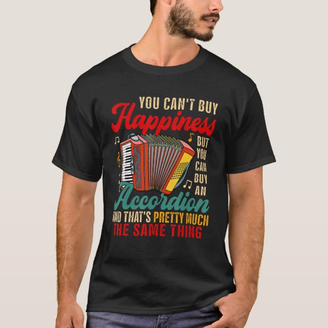 T-shirt Impossible D'Acheter Le Bonheur, Mais Peut Acheter (Devant)