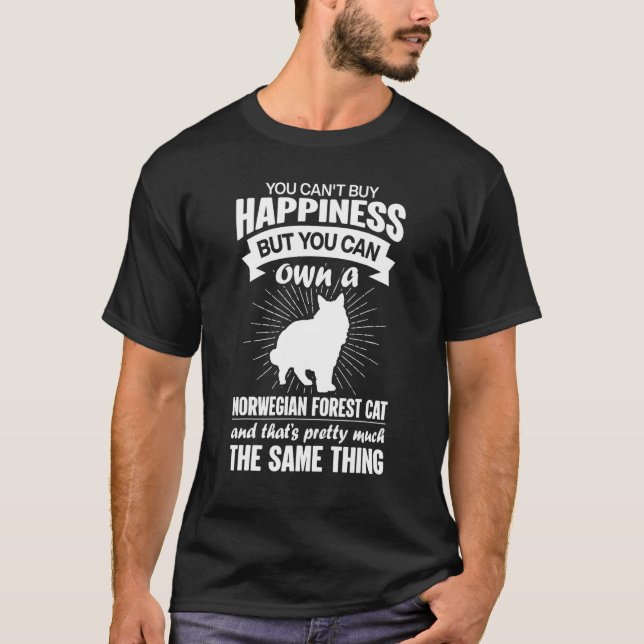 T-shirt Impossible D'acheter Le Bonheur Mais Possibilité D (Devant)