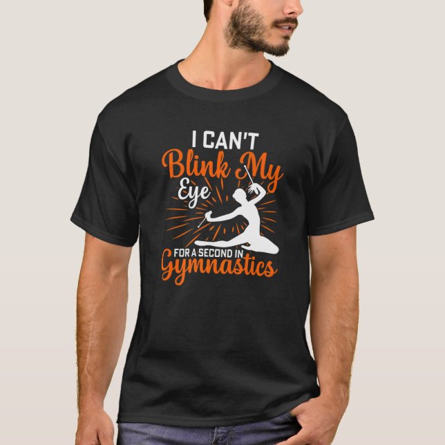 T-shirt Impossible de lier l'oeil dans la gymnastique Gymn (Devant)