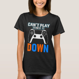 T-shirt Impossible de lire le serveur est en panne Video G