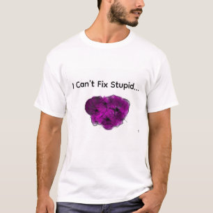 T-shirt Impossible de réparer/réparer un pneumatique