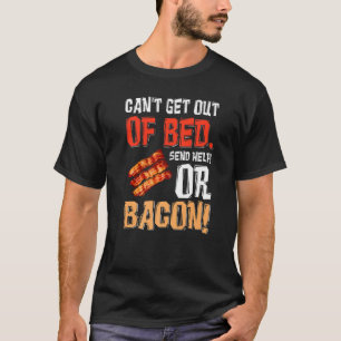 T-shirt Impossible de sortir du lit Envoyer l'aide simplem