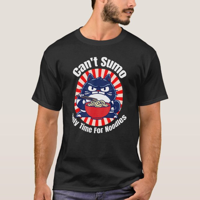 T-shirt Impossible de sumo. Rien que du temps pour les nou (Devant)