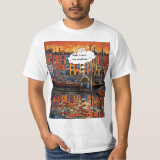 T-shirt Impossible de voir quoi que ce soit