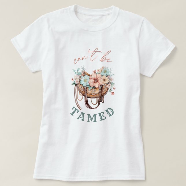 T-shirt Impossible d'être Tamed Boho Country Girl Style (Design devant)