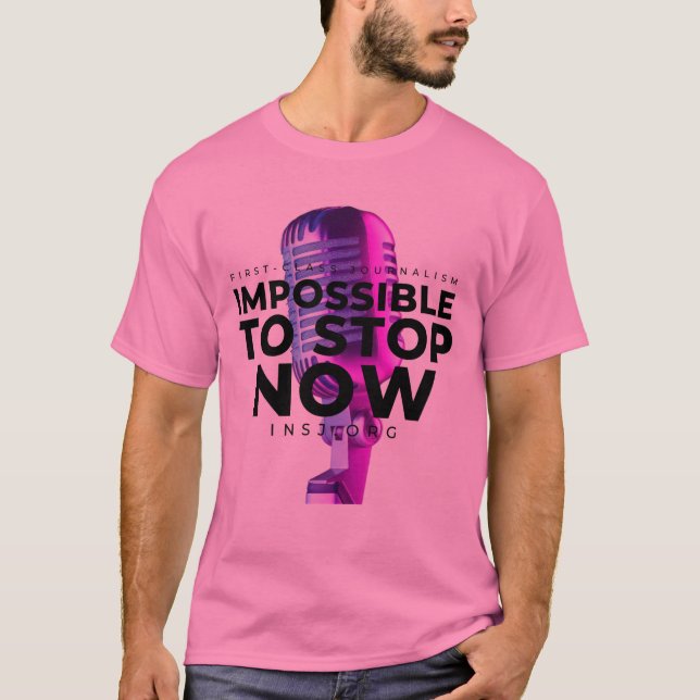 T-shirt Impossible to Stop (Devant)