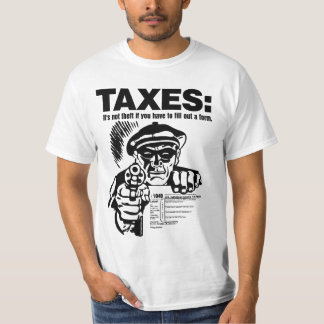 T-shirt IMPÔTS : Chemise de vol