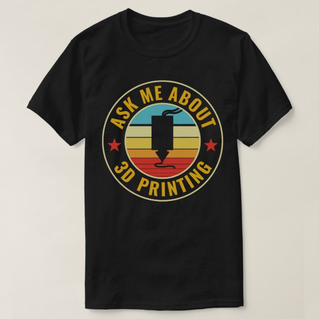 T-shirt Impression 3D amusante Impression 3D Posez-moi des (Design devant)