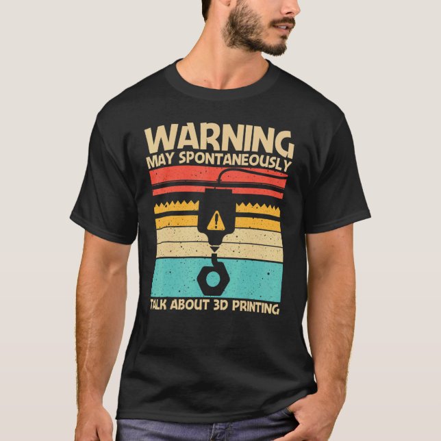 T-shirt Impression 3D cool Pour Hommes Femmes Impression 3 (Devant)