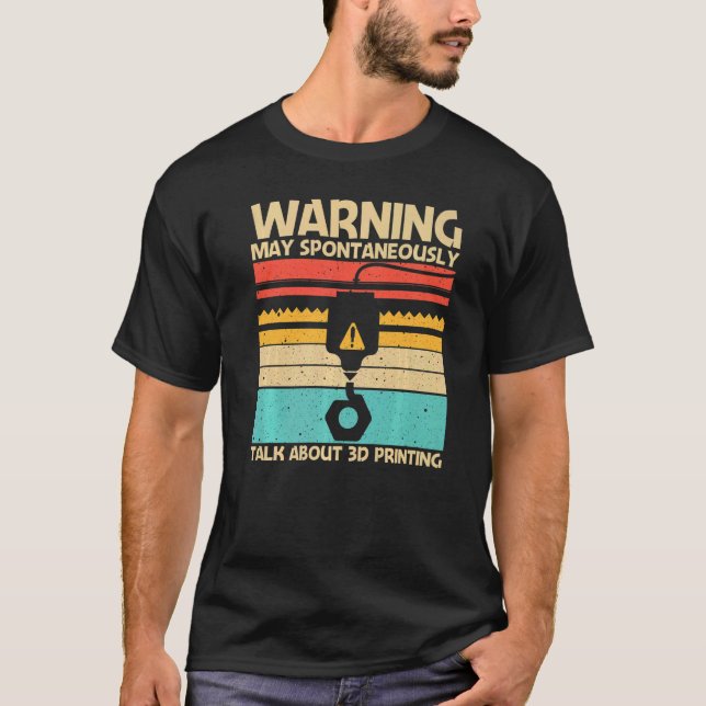 T-shirt Impression 3D cool Pour Hommes Femmes Impression 3 (Devant)