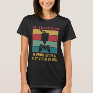 T-shirt Impression 3D Imprimez des objets en 3D et jouez