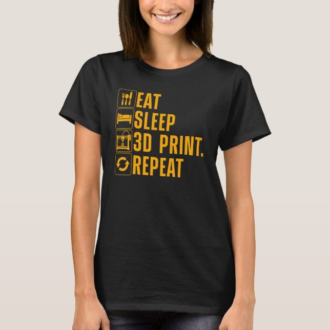 T-shirt Impression 3D pour hommes femmes Impression 3D (Devant)
