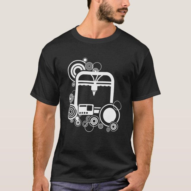 T-shirt Impression 3D pour un passionné d'imprimante 3D (Devant)