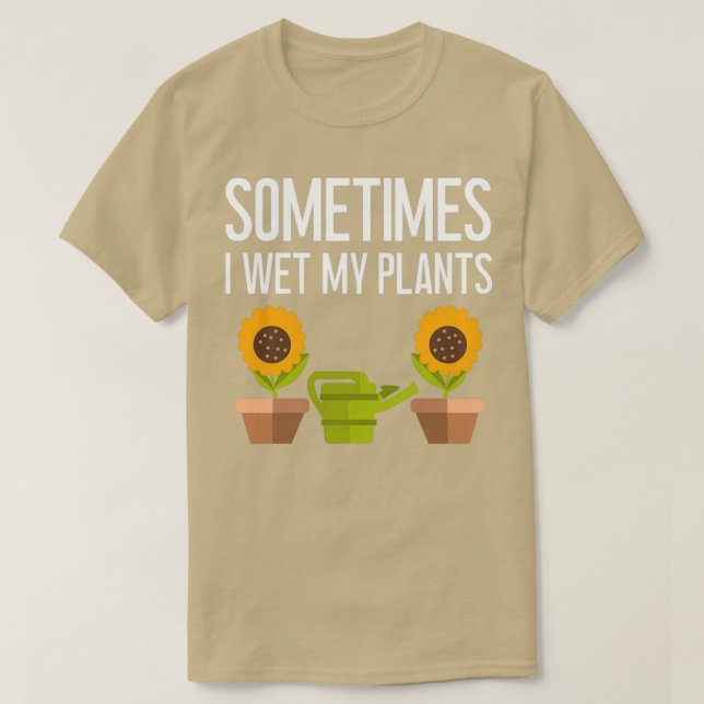 T-shirt Impression amusante pour la culture des Plantes et (Design devant)