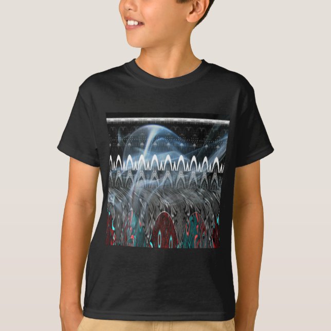 T-shirt Impression artistique Abstraite remarquable (Devant)
