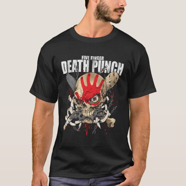 T-shirt Impression avant de la tête de garde 5Fdp (Devant)