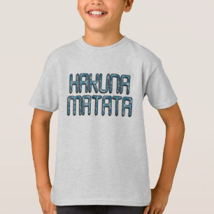 T-shirt Impression d'art 3D Hakuna Matata