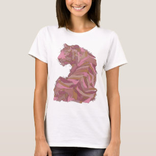 T-shirt Impression d'art ABSTRACT ART Argent Propre