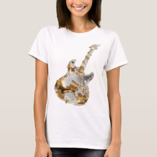 T-shirt Impression d'art ABSTRACT ART en argent propre