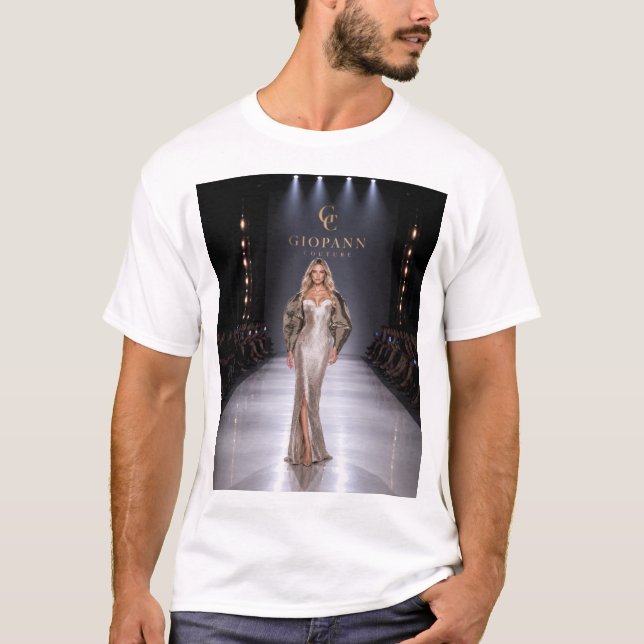 T-shirt | Impression d'art de défilé de mode (Devant)