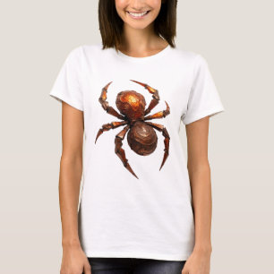 T-shirt Impression d'art de mode ABSTRACT ART Argent Class