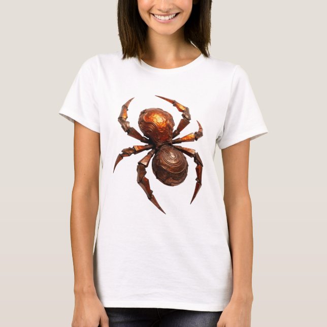 T-shirt Impression d'art de mode ABSTRACT ART Argent Class (Devant)