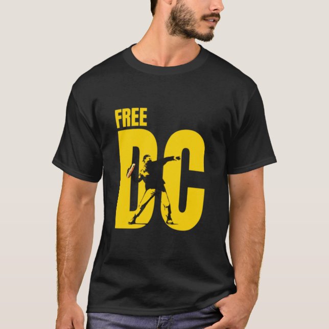 T-shirt Impression d'art de rue drôle de DC gratuite pour  (Devant)