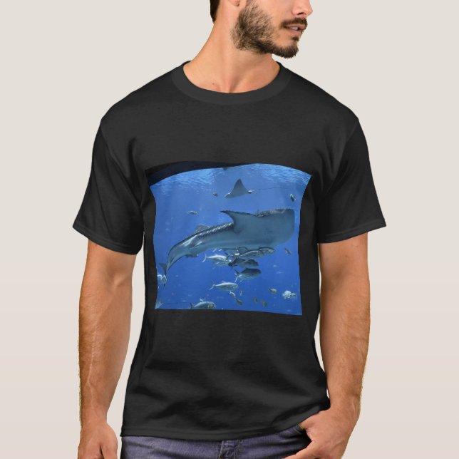T-shirt Impression d'art floral de poisson Betta (Devant)
