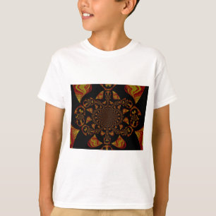 T-shirt Impression d'art Kaleidoscope crâne