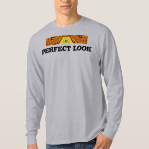 T-shirt Impression d'art Kaleidoscope d'or