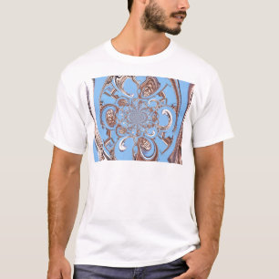 T-shirt Impression d'art Kaleidoscope vintage