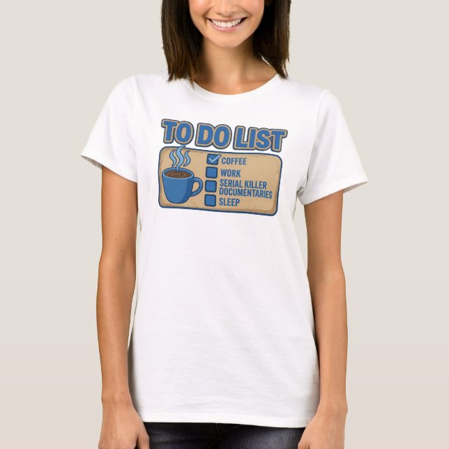 T-shirt Impression d'art Orange Classique CAFÉ TRAVAIL CRI (Devant)
