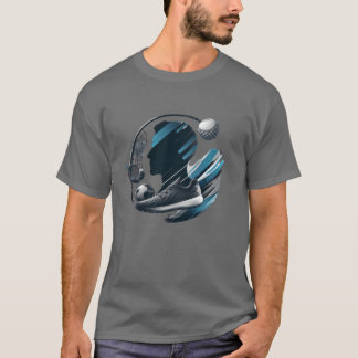 T-shirt Impression d'art sportive d'identité personnelle r