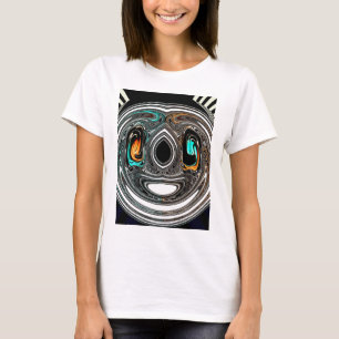 T-shirt Impression d'art texturée Zèbre Doodle ethnique af